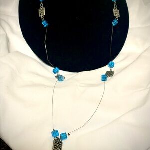 Blue Beaded Necklace